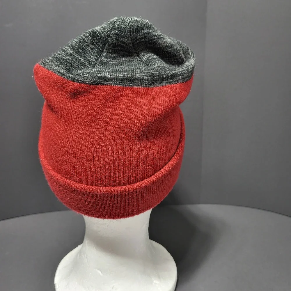 Nike Oklahoma Sooners OU Beanie Hat Red Gray Knit Youth Kids‎